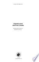 Litigación penal, juicio oral y prueba