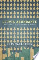 Libro Lluvia Abundante