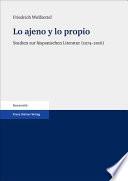 Lo ajeno y lo propio