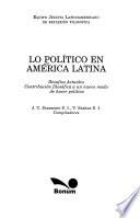Lo político en América Latina