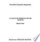 Lo que se hereda no se hurta