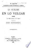 Lo sublime en lo vulgar