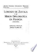 Lorenzo de Zavala y su misión diplomática en Francia, 1834-1835
