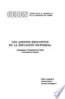 Los agentes educativos en la educación no-formal