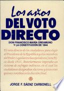 Los años del voto directo