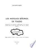 Los antiguos señoríos de Toledo