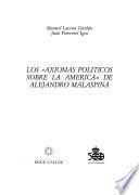 Los Axiomas políticos sobre la América de Alejandro Malaspina