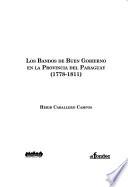 Los bandos de buen gobierno en la provincia del Paraguay, 1778-1811