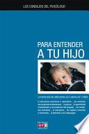 Los consejos del psicólogo para entender a tu hijo