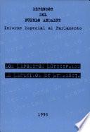 Los depósitos municipales de detenidos en Andalucía. Abril 1996