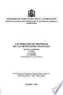 Los derechos de propiedad de las obtenciones vegetales