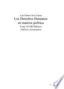 Los derechos humanos en materia política