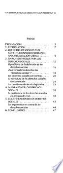 Los derechos sociales desde una nueva perspectiva
