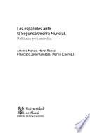 Los españoles ante la Segunda Guerra Mundial