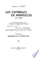 Los españoles en Marruecos en 1909
