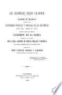Los Españoles según Calderon