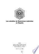 Los estudios de relaciones laborales en España