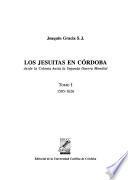 Los jesuitas en Córdoba: 1585-1626