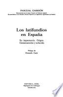 Los latifundios en España