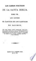 Los libros poéticos de la Santa Biblia