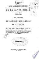 Los libros poeticos de la Santa Biblia