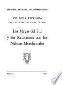 Los mayas del sur y sus relaciones con los nahuas meridionales