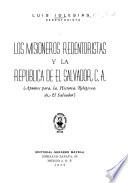 Los misioneros redentoristas y la República de El Salvador, C.A.