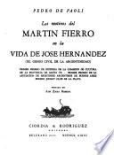 Los motivos del Martín Fierro en la vida de José Hernandez