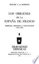 Los origenes de la España de Franco