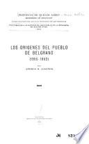 Los orígenes del pueblo de Belgrano, 1855-1862