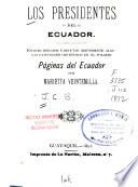 Los presidentes del Ecuador