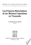 Los primeros historiadores de las misiones capuchinas en Venezuela