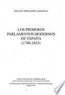 Los primeros parlamentos modernos de España, 1780-1823