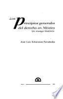 Los principios generales del derecho en México