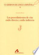 Los procedimientos de cita