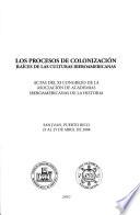 Los procesos de colonización