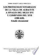 Los protocolos notariales de la villa de Albacete a finales del siglo XVI y comienzos del XVII (1588-1628)