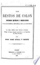Los restos de Colón