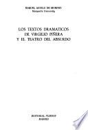 Los textos dramáticos de Virgilio Piñera y el teatro del absurdo