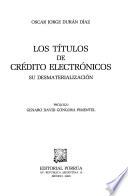 Los títulos de crédito electrónicos