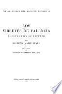 Los virreyes de Valencia