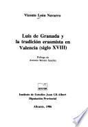 Luis de Granada y la tradición erasmista en Valencia (siglo XVIII)