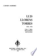 Luis Lloréns Torres (1876-1944)