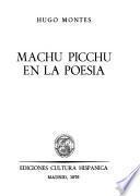 Machu Picchu en la poesía