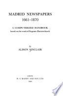 Madrid Newspapers, 1661-1870