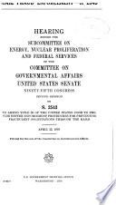 Mail Fraud Enforcement, S. 2543