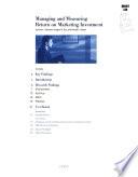 Managing and Measuring Return on Marketing Investment