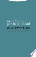 Libro Manifiesto por la igualdad