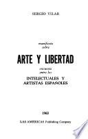Manifiesto sobre arte y libertad