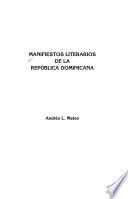 Manifiestos literarios de la República Dominicana